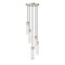 Z-Lite Beau Chandelier, 5-Light, 12 In.W x 12.75 In.H, Brushed Nickel/Clear 740P-5R-BN - alternate 6